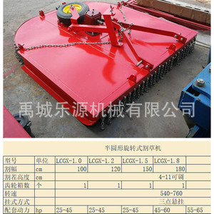 Cortadora de Césped Rotativa Agrícola Roja de Alta Productividad para Uso Agrícola - Product Image 3