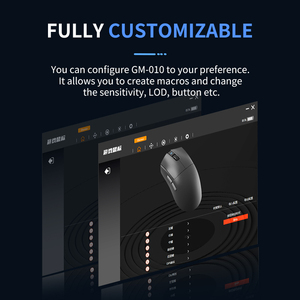 Chuột không dây PAW3311, cảm biến tối đa 12000 DPI, sạc lại được, 1K, dành cho game thủ, <span class=keywords><strong>2.4Ghz</strong></span>+BT, tùy chỉnh, dùng cho PC và Laptop - Product Image 5