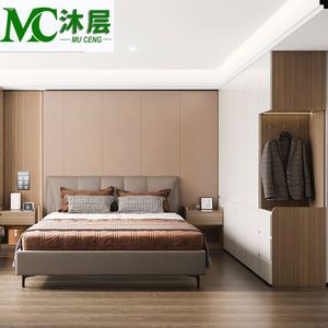 ตู้เสื้อผ้าบิลท์อินสุดหรูสำหรับห้องรับประทานอาหาร ระบบตู้ไม้แบบโมเดิร์น ตู้เก็บของอเนกประสงค์สำหรับห้องนั่งเล่น - Product Image 4