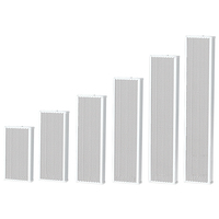 Sistema de amplificador de lujo de 5W y 40W superventas, Altavoces de columna de pilar de aluminio activo para cine en casa y radiodifusión pública