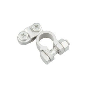 Connecteur de <span class=keywords><strong>borne</strong></span> de batterie en laiton étamé blanc avec vis M8 pour connecteur de câble en cuivre BT203L/204L - Product Image 2