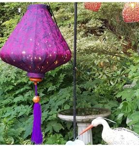 การตกแต่งงานแต่งงานด้วยโคมไฟผ้าไหมเวียดนาม/โคมไฟผ้าไหมแบบดั้งเดิม/0084935825297ผ้า - Product Image 3