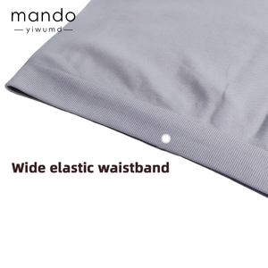 Leggings per donne incinte morbidi comodi come se non indossate niente Leggings premaman in cotone nero grigio - Product Image 5