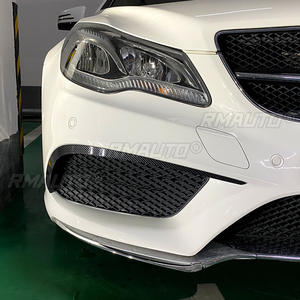 Para Mercedes-Benz Clase E Coupé C207 AMG Line 2013-2016: Kit de carrocería con alerón delantero, cubierta de faro antiniebla y divisor de aire (Air Knife Splitter) - Product Image 4