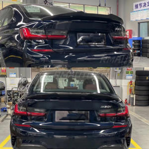 Pour BMW G20 2019 2020 320i 320D NOUVEAU SPOILER ARRIÈRE EXTÉRIEUR ABS Série 3 Aile de coffre Décoration de voiture PSM Styling - Product Image 4
