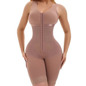 Faja Moldeadora de Cuerpo Completo para Mujer, Control de Abdomen, Entrenador de Cintura con Reducción de Muslos, Faja Postparto con Abertura en la Entrepierna - Product Image 1