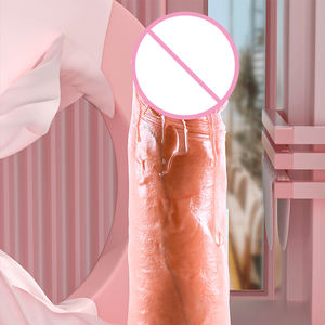 Juguete sexual femenino de goma realista Consolador para mujer Manga sexual Crecimiento <span class=keywords><strong>Penes</strong></span> artificiales Pene de silicona de 5 pulgadas - Product Image 2