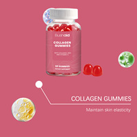 Gummies de collagène BUSHAID avec vitamine E, zinc et vitamine C pour une meilleure densité osseuse - Ingrédients doux, nutrition quotidienne délicieuse, 60 unités
