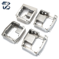 Boîtier de capteur en aluminium 6061 usiné CNC sur mesure, sablé, pour dispositif électronique IoT OEM