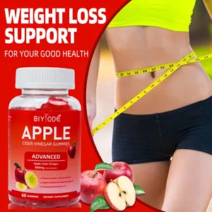 Halal Sugar Free HOT SALE Apple Cider Vinegar OEM Plant Extract Health Supplement Slimming Products For Weight Loss Gummies