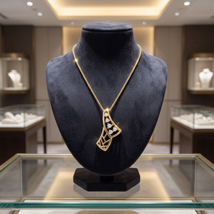 Collar con Colgante de Árbol de la Vida con Gemas Doradas Hecho a Mano, Joyería de Moda para Mujer, Uso Diario, Simbólico y Espiritual, Certificado IGI - Product Image 2