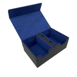 Boîte de rangement pour cartes de jeu en cuir PU personnalisable avec logo, haute qualité, à rabat, pour collection de cartes de visite, boîte de rangement pour cartes TCG – Vente chaude FX - Product Image 5