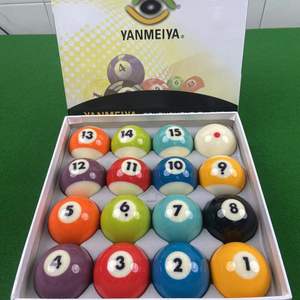 Juego <span class=keywords><strong>de</strong></span> <span class=keywords><strong>billar</strong></span> y <span class=keywords><strong>billar</strong></span> chino <span class=keywords><strong>de</strong></span> ocho <span class=keywords><strong>bolas</strong></span> <span class=keywords><strong>de</strong></span> alta visibilidad Resina negra duradera para jugadores <span class=keywords><strong>de</strong></span> todos los niveles, para torneos <span class=keywords><strong>de</strong></span> entrenamiento - Product Image 2