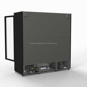 Congélateur vertical à économie d'énergie d'affichage de supermarché commercial trois portes en verre avec refroidissement par ventilateur pour les vitrines de magasin - Product Image 4