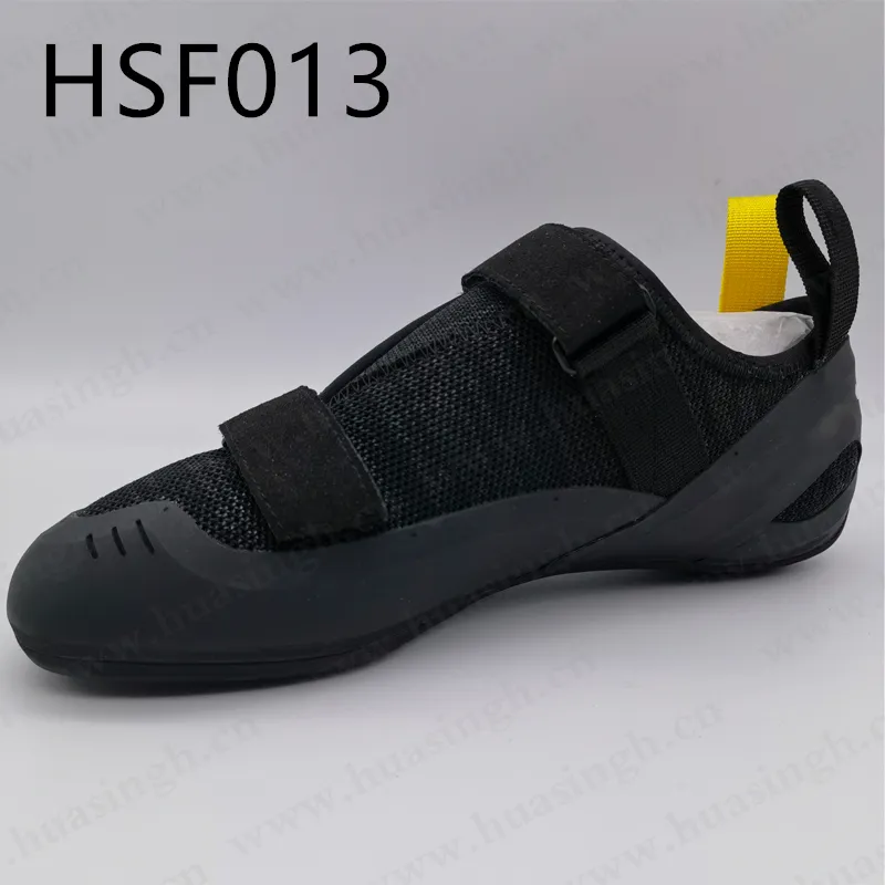 ZH, vente chaude gym 2023 forte adhérence chaussures d'escalade d'intérieur anti-dérapant noir chaussures de randonnée pour hommes femmes HSF013