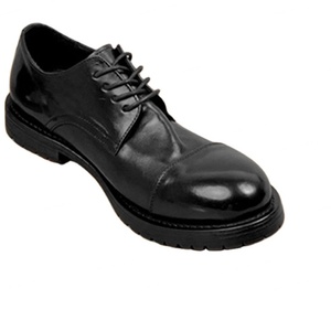 Zapatos de Vestir Casuales de Cuero para Hombre, de Alta Gama, con Cordones, Antideslizantes, para Verano y Otoño - Product Image 1