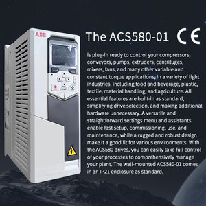 Variador de Frecuencia Variable de CA de Alto Rendimiento AB Acs 580 Original, 0.75KW-500KW, 380V, Convertidor de Frecuencia Trifásico - Product Image 1
