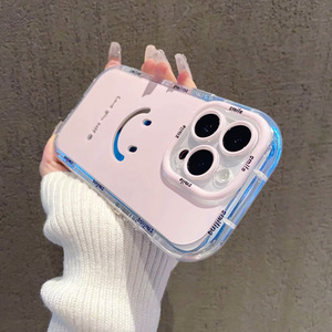 Coque de téléphone antichoc motif dessin animé miroir visage souriant pour <span class=keywords><strong>iPhone</strong></span> 16 Pro Max 17 15 – Housse de protection anti-chute en gros - Product Image 2