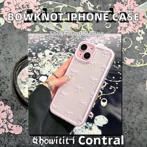 Ốp điện thoại TPU mềm trong suốt, kiểu dáng dễ thương, nhiều màu sắc, hình nơ, dành cho <span class=keywords><strong>iPhone</strong></span> 15 12 13 14 16 17 Pro Max XS X XR <span class=keywords><strong>7</strong></span> 8 Plus, màu hồng xanh - Product Image 2