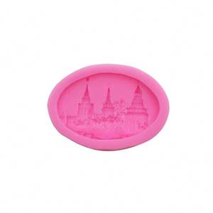 Hengya-<span class=keywords><strong>moldes</strong></span> <span class=keywords><strong>de</strong></span> silicona <span class=keywords><strong>de</strong></span> resina epoxi para llavero, DIY, castillo con muchos detalles, decoración hecha a mano, adornos para llavero - Product Image 4