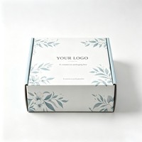 Boîte en carton biodégradable personnalisable et recyclable à bas prix pour l'emballage de vêtements, écharpes, chemises, jupes, chaussettes, sous-vêtements