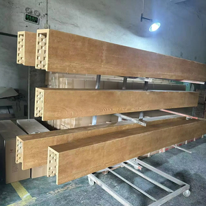 <span class=keywords><strong>Poutre</strong></span> en polyuréthane <span class=keywords><strong>imitation</strong></span> <span class=keywords><strong>bois</strong></span>, idéale pour les décorations telles que les plafonds et les murs de fond, avec dimensions personnalisables - Product Image 2
