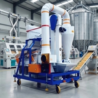 Machine de nettoyage et de déstonage du maïs HELIDA 5XQC-10, capacité de 10 tonnes/heure, certifiée CE, haute productivité