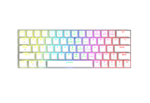 Tastiera da gioco meccanica retroilluminata da 61 tasti RGB portatile 60% personalizzazione del Gamer per applicazioni Desktop ABS - Product Image 5