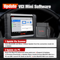 Interface de diagnostic Autel MaxiVCI Maxi VCI Mini Bluetooth pour MK808 MP808 MX808 DS808 BT PRO OBD2 Scanner Outil de diagnostic automobile