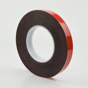 Nastro di montaggio nastro a specchio nero spesso 1 mm nastro adesivo in schiuma PE biadesivo - Product Image 1
