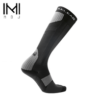 Calcetines Deportivos de Compresión hasta la Rodilla, Transpirables, de Secado Rápido, Antideslizantes, Tejidos, para Correr, Baloncesto, Fútbol