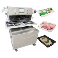 OCEAN Try Seal Thermoform Vertical Vacuum Skin Container Sealer Vacuum Manual Mini Skin Package Machine