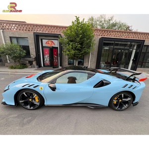 For SF90XX Conversion Body Kit for Ferrari SF90 Hood <b>Car</b> Bumper <b>Diffuser</b> Lip Fender Side Skirt Spoiler Wing Engine Cover Bonnet - Product Image 5