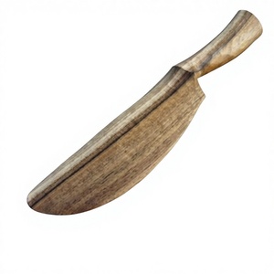 Couteau en bois compostable de haute qualité pour la crème glacée, les desserts, la restauration et les événements en plein air - Product Image 1
