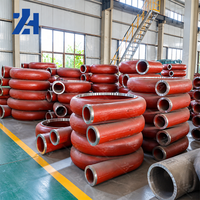 Liner Volute Pompa Slurry, Pelindung Volute Paduan Krom Tinggi A05, Suku Cadang Ujung Basah Pompa Pasir Tambang, OEM Custom.