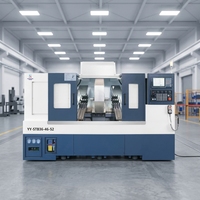Centre d'usinage CNC à double broche à prix d'usine avec système de contrôle Syntec Taïwanais