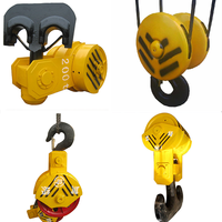 Système de grue à chaîne légère YUFEI 5 tonnes avec crochet à 2 poulies, palan électrique à câble, crochet pivotant, palan à chaîne, crochet de levage pour grue