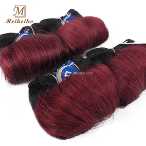 Miễn phí Mẫu Brazil tóc con người ngắn Bob phong cách cơ thể sóng afro-b bó PIXIE cắt xoăn phần mở rộng tóc - Product Image 3