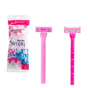 5 pièces par sac bonne qualité hommes <span class=keywords><strong>rasoir</strong></span> jetable Triple lame droite barbier <span class=keywords><strong>rasoir</strong></span> <span class=keywords><strong>dos</strong></span> cheveux <span class=keywords><strong>rasoir</strong></span> <span class=keywords><strong>pour</strong></span> les femmes - Product Image 1