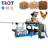 Extrudeuse industrielle à double vis humide TRQT à haut rendement 500-2000 kg/h pour la fabrication d'aliments pour animaux