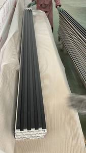 Panel de Pared Acanalado de Madera Plástica Moderna XH Decor para Uso en Interiores de Edificios de Oficinas, Tamaño 160x24, 1 Año de Garantía - Product Image 3