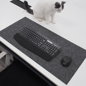 Soft Breathable Large Computer Desk Mat Wool Felt <strong>Laptop</strong> Anti-Slip Mats Gamer Mouse Pad Simple and Comfortable for Cold Weather - Product Image 4