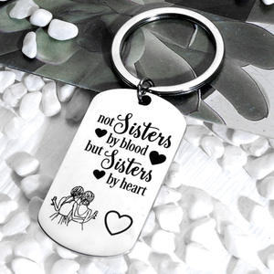 <span class=keywords><strong>Soul</strong></span> Sisters Llavero Colgante Metal de acero inoxidable con regalo de serigrafía para amigos y más allá - Product Image 4