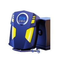Pompe à air numérique haute puissance pour voiture avec éclairage LED, surveillance de la pression des pneus, ABS, pompe gonflable 12V numérique