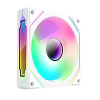 Ventilateur de PC RVB 120mm plastique RVB CPU Cooler Mirror Computer Case for Gaming-Haute performance et ventilateurs élégants et refroidissement