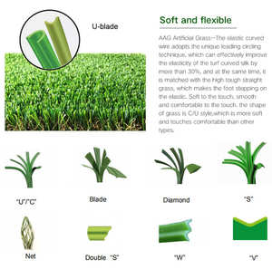 Gazon synthétique AAG fabriqué en Chine : Tapis paysager durable <span class=keywords><strong>avec</strong></span> plusieurs tailles disponibles (35 mm/40 mm/50 mm) – Herbe artificielle - Product Image 4