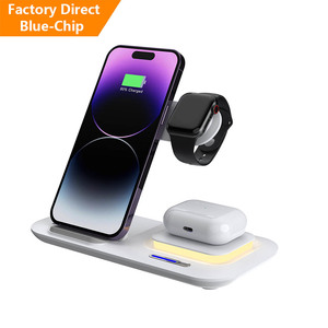 2025 nouveaux produits chargeurs <span class=keywords><strong>sans</strong></span> <span class=keywords><strong>fil</strong></span> multifonctions 3 en 1 pour téléphone chargeur rapide à aimant fort pour montre intelligente pour écouteur - Product Image 1