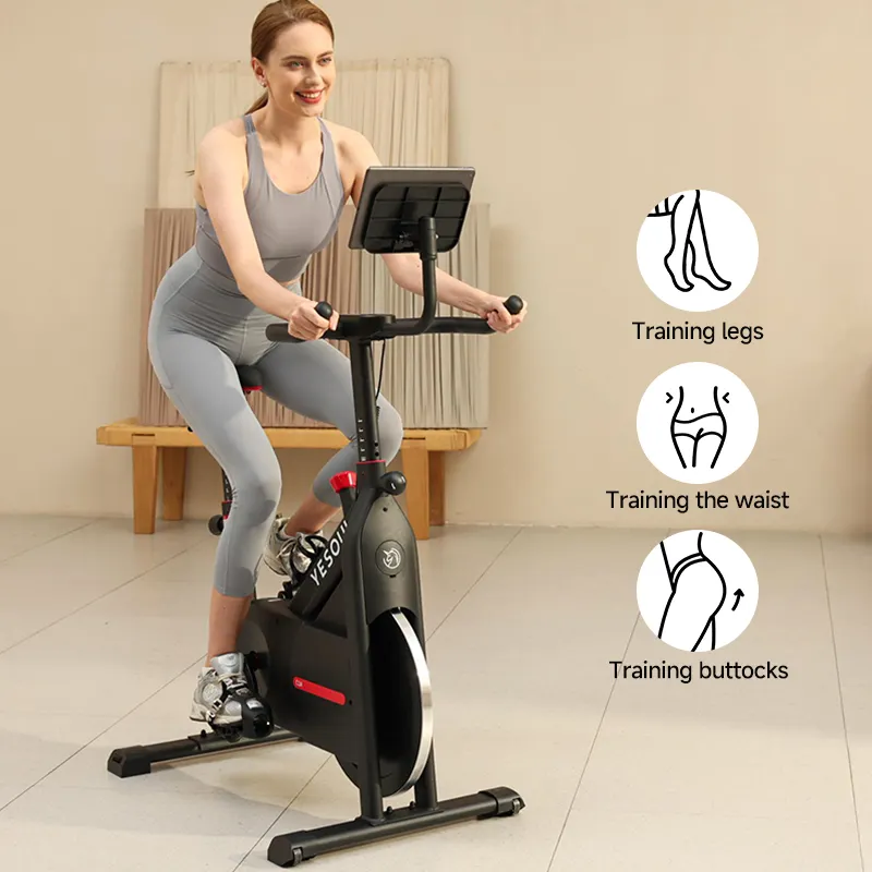 Fitness Binnenshuis Verminderen Het Gewicht Van De Uitrusting En Thuis Stille Fietsende Gymtraining Spinbike