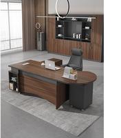 Bureau de direction moderne en bois, extensible, couleurs personnalisables, résistant à l'usure, mobilier de bureau commercial, 10 ans d'expérience