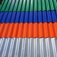Tôle de toiture en métal ASTM, matériau d'isolation thermique, tôle de toiture en acier galvanisé ondulé pour l'Asie du Sud-Est